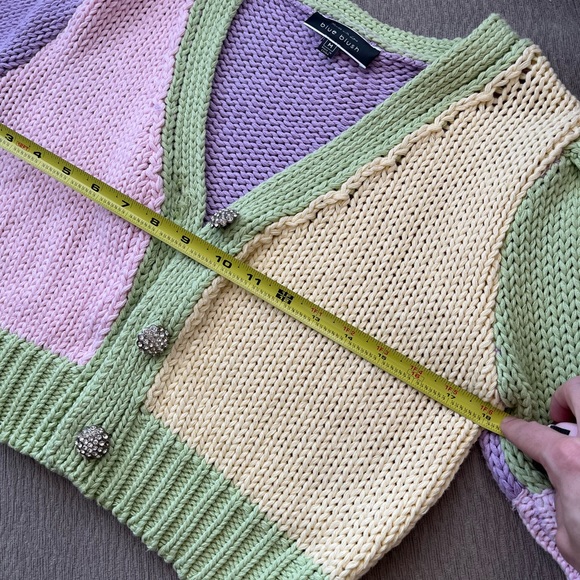 Blue Blush Pastel Knit Cardigan - Picture 7 of 7